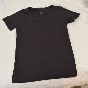 J.Crew dark gray Painter Tee NWOT girls L